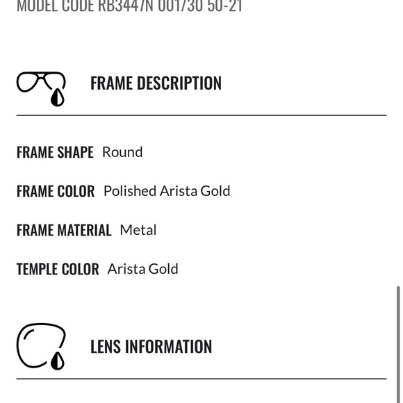 Ray-Ban Gold Frame Sunglasses with Black Case - Picture 10 of 13